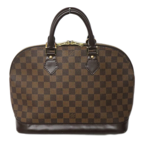 c24 1434 1 Louis Vuitton Alma Handbag Damier Canvas Ebene