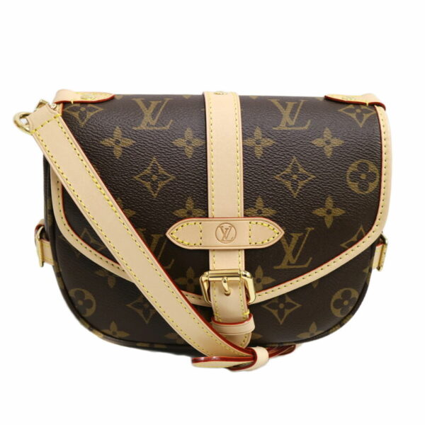 c24 1860 1 Louis Vuitton Saumur BB Monogram 2Way Bag