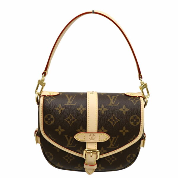 c24 1860 2 Louis Vuitton Saumur BB Monogram 2Way Bag