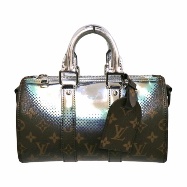 c24 1865 2 Louis Vuitton Keepall Bandouliere 25 2way Bag Metallic Nebula