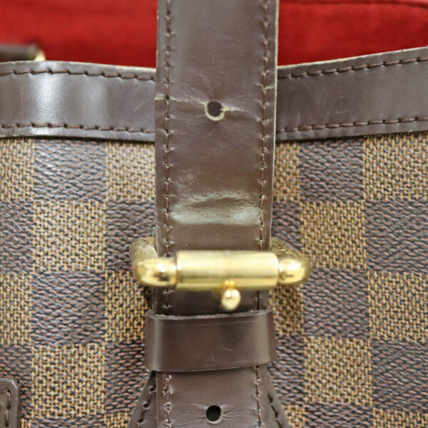 c24 3027 6 Louis Vuitton Hampstead MM Shoulder Bag Damier Ebene