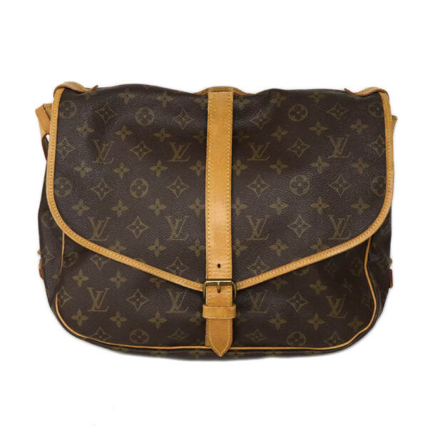 c24 445 2 Louis Vuitton Saumur 35 Monogram Shoulder Bag