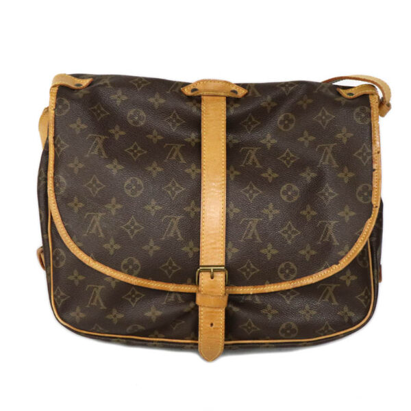 c24 445 3 Louis Vuitton Saumur 35 Monogram Shoulder Bag