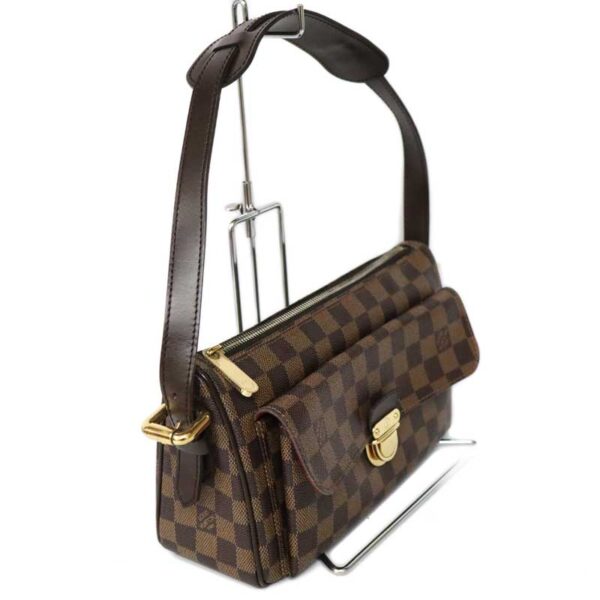 c24 550 3 Louis Vuitton Ravello GM Shoulder Bag Damier Brown