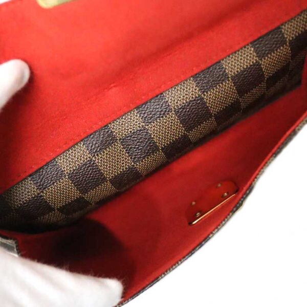 c24 550 6 Louis Vuitton Ravello GM Shoulder Bag Damier Brown