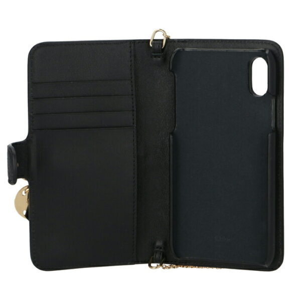 chc19ad743h9q001 5 Chloe Alphabet iPhone Case Leather Black