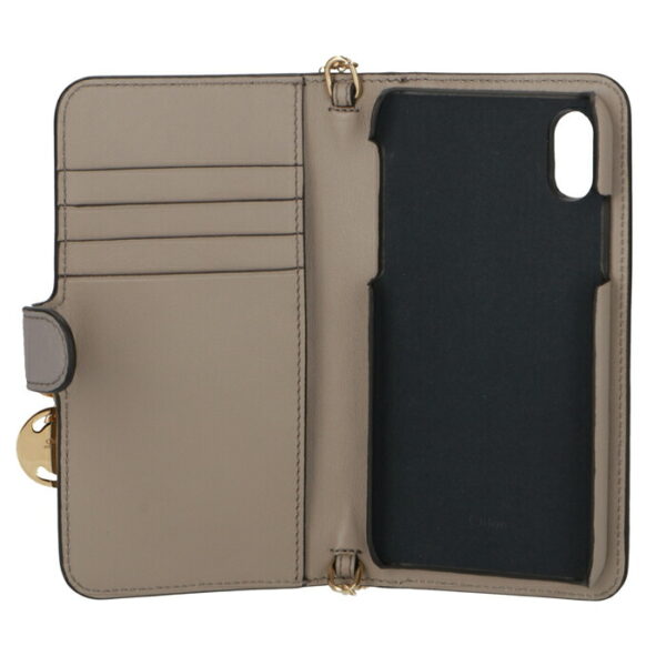 chc19ad743h9q053 5 Chloe Alphabet iPhone Case Leather Gray