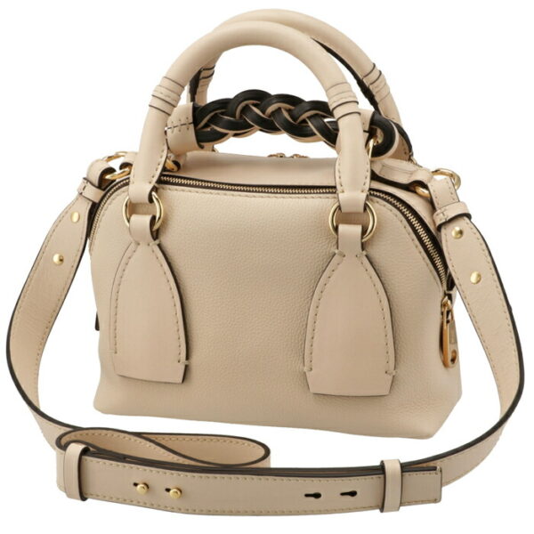 chc20us361c6224q 2 Chloe Daria Small Shoulder Bag Leather Beige