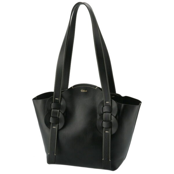 chc21ss346h5h001 1 Chloe Darryl Small Tote Bag Leather Black