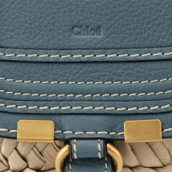 chc21us832c9740z 4 Chloe Marcie Mini Basket Tote Bag Blue