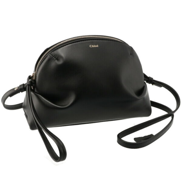 chc22ss282g27001 Chloe Judy Mini Leather Shoulder Bag Black