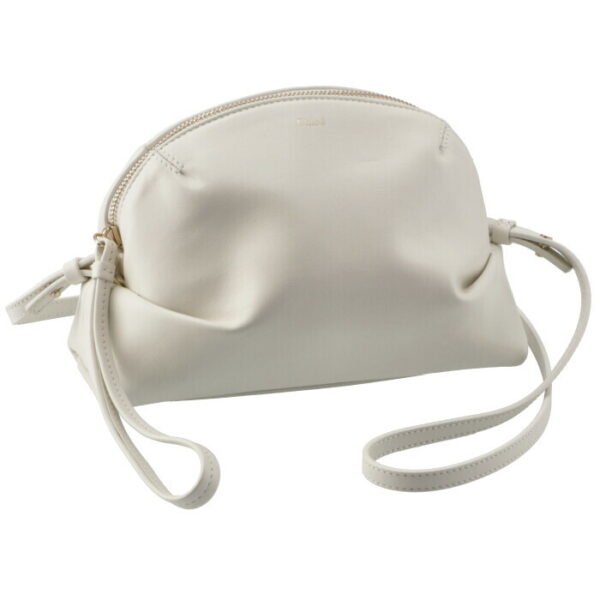 chc22ss282g27101 Chloe Judy Mini Leather Shoulder Bag White