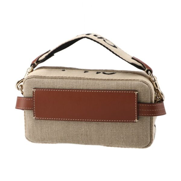 chc23as432l06 2 Chloe Woody Belt Bag Canvas Beige Brown