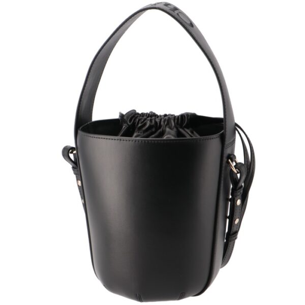 chc23us420i60 2 Chloe Sense Mini Bucket Bag Leather Black