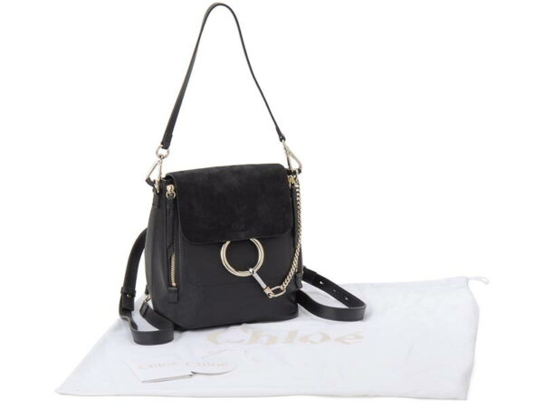 chl17as233 heu 001 3 Chloe 2WAY Shoulder Bag Leather Black Faye