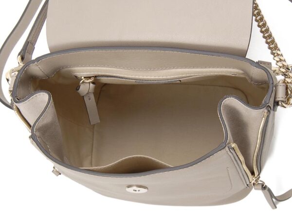 chl17as233 heu 23w 2 Chloe 2WAY Shoulder Bag Leather Gray Faye