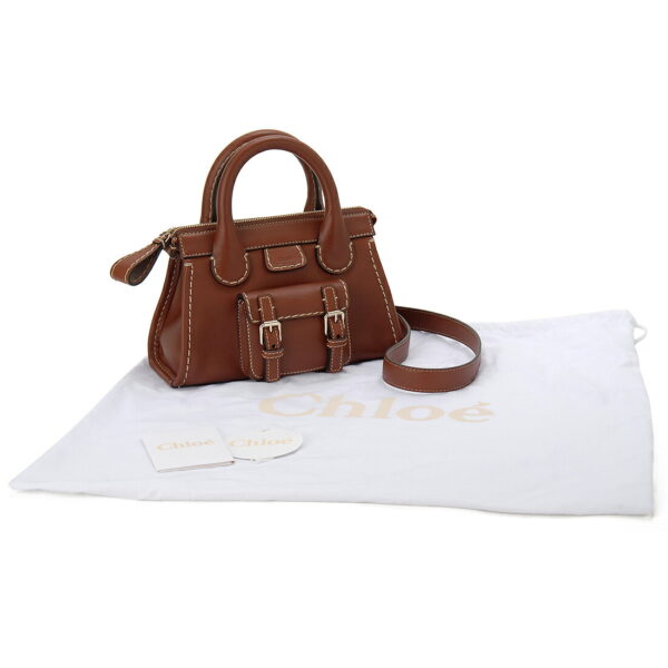 chl21ws451 f43 27s 3 Chloe Mini Bag 2WAY Leather Brown