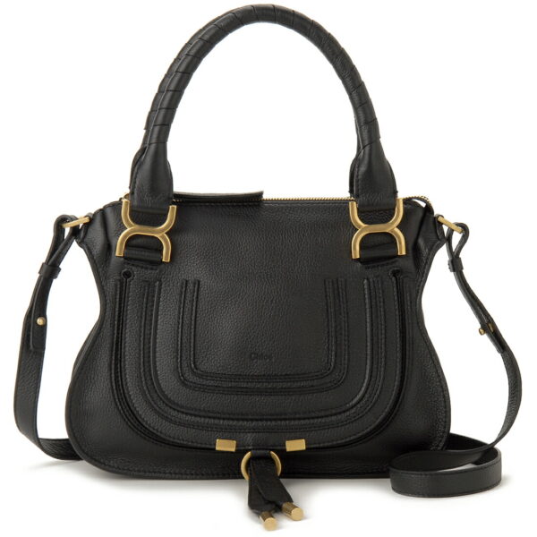 chl22as628 i31 001 Chloe Handbag Leather Black Marcie