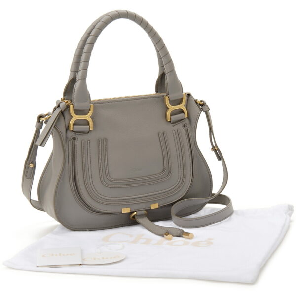 chl22as628 i31 053 3 Chloe Handbag Leather Gray Marcie