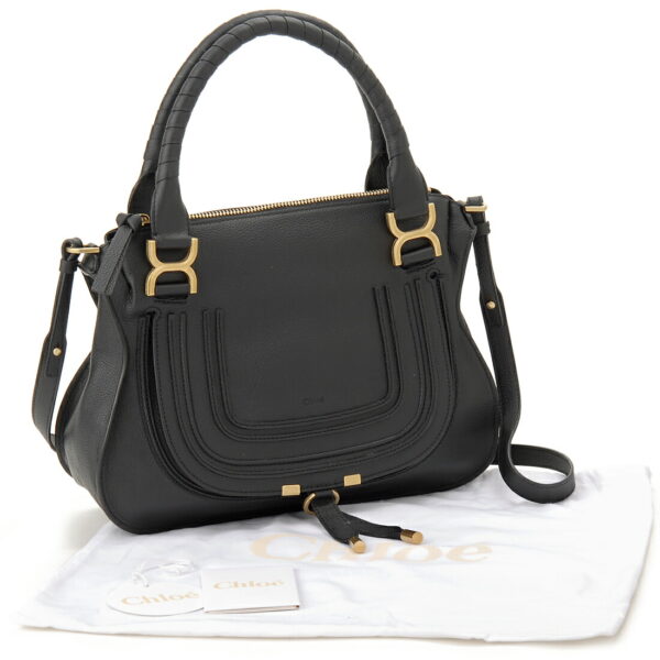 chl22as660 i31 001 3 Chloe Handbag Leather Black Marcie