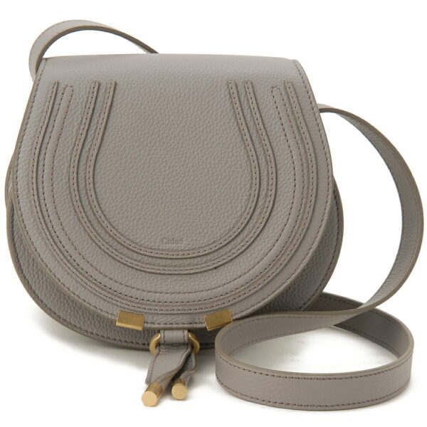 chl22as680 i31 053 Chloe Shoulder Bag Leather Gray Marcie