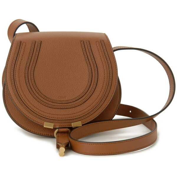 chl22as680 i31 25m Chloe Shoulder Bag Leather Brown Marcie