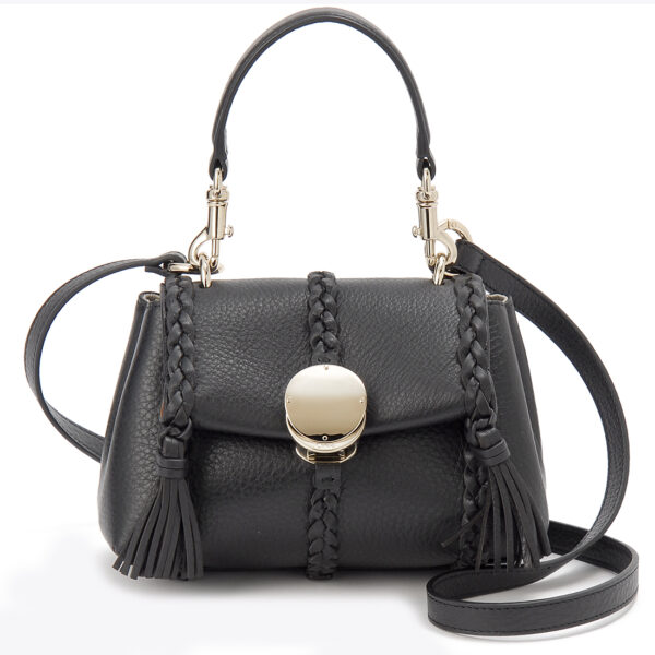 chl23as575 k15 001 Chloe Shoulder Bag Leather Black Penelope