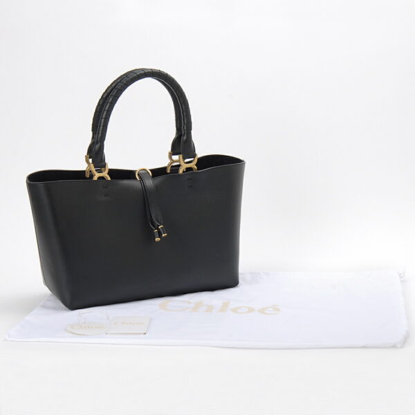 chl23ss651 j89 001 3 Chloe Tote Bag Leather Black Marcie