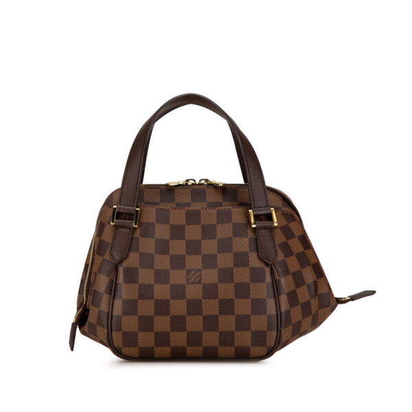 ddgppge7gonk1696 1 Louis Vuitton Damier Belem PM Mini Handbag Brown