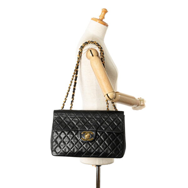 dgw59rhnabt7jzd7 12 Chanel Matelasse 34 Coco Mark Chain Shoulder Bag Lambskin Black