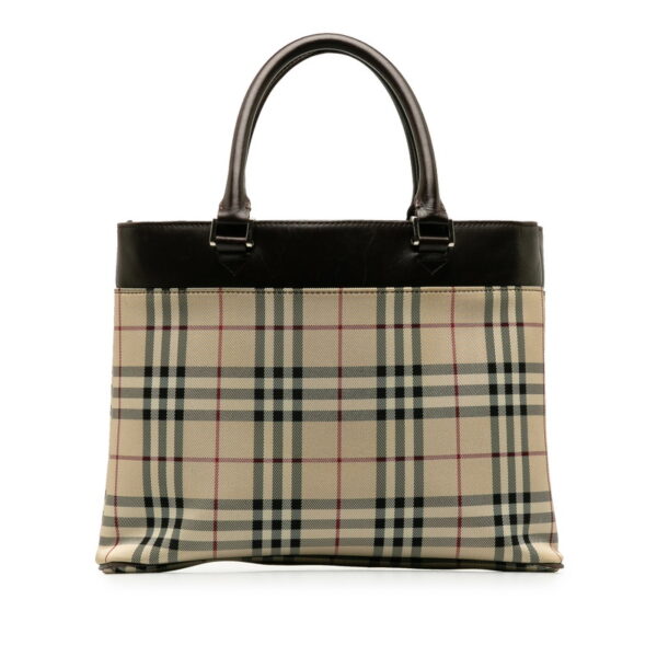 dhhuw0dpj4p9i68v 3 Burberry Nova Check Handbag Beige Multicolor