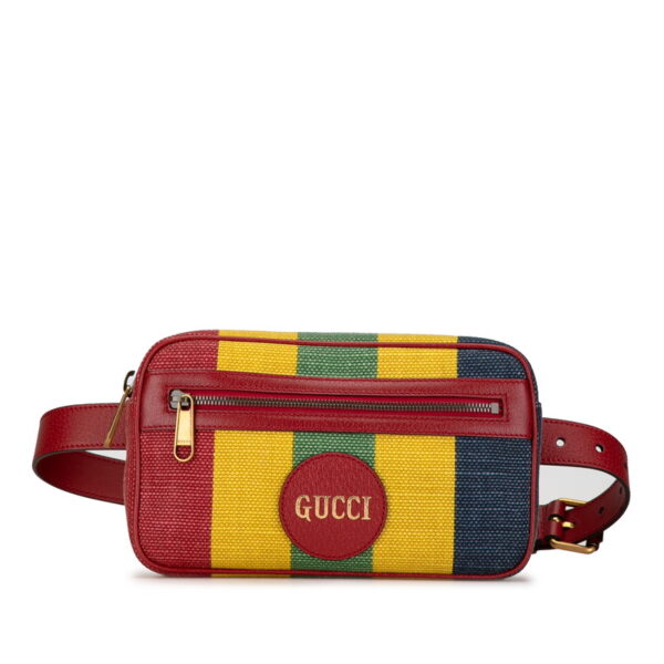 e2doqbk69dl14aub 1 Gucci Viadera Multicolor Waist Bag Red