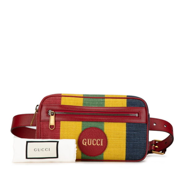 e2doqbk69dl14aub 12 Gucci Viadera Multicolor Waist Bag Red