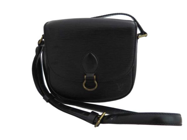 e46202a Louis Vuitton Mini Sun Crew Epi Leather Crossbody Shoulder Bag Black