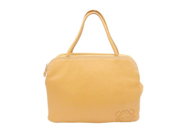 e46248a Loewe Anagram Leather Handbag Yellow