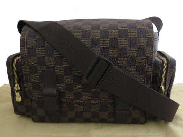 e46603a Louis Vuitton Reporter Melvire Damier Canvas Shoulder Bag Brown