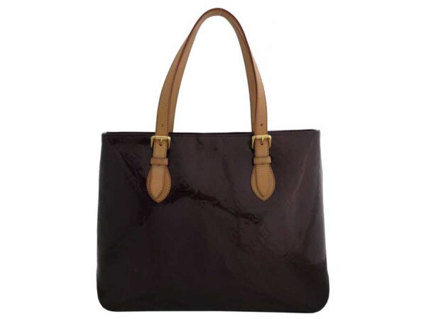 e46797a Louis Vuitton Brentwood Vernis Patent Leather Shoulder Tote Bag Amarant