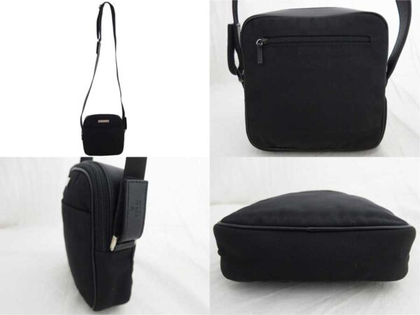 e46893a 1 Gucci Crossbody Bag Nylon Black