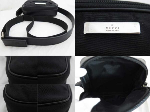 e46893a 2 Gucci Crossbody Bag Nylon Black