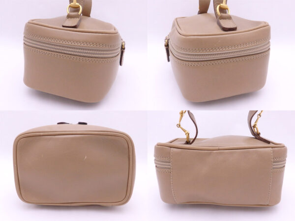 e46952a 1 Gucci Pouch Leather Beige