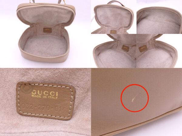 e46952a 2 Gucci Pouch Leather Beige