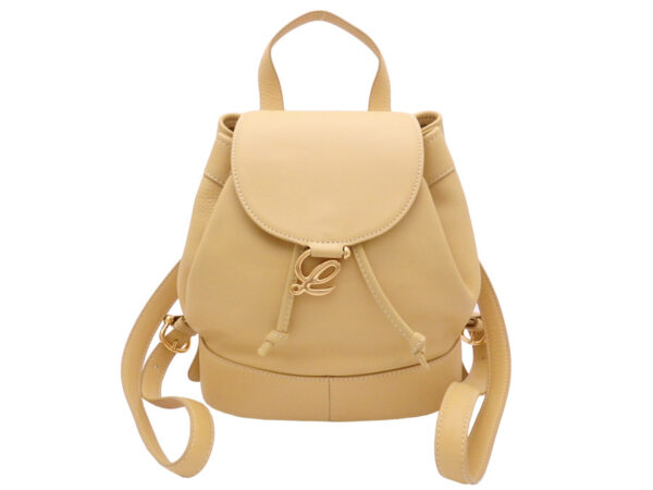 e47144f Loewe Leather Rucksack Yellow