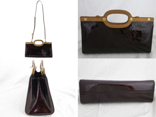 e47304f 1 Louis Vuitton Roxbury Drive Vernis Patent Leather 2Way Bag Amarant