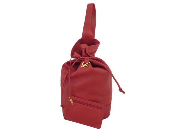 e47305a Loewe L Leather Shoulder Bag Red