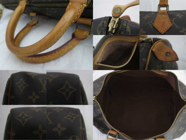 e47495a 2 Louis Vuitton Speedy 35 Monogram Canvas Handbag Brown