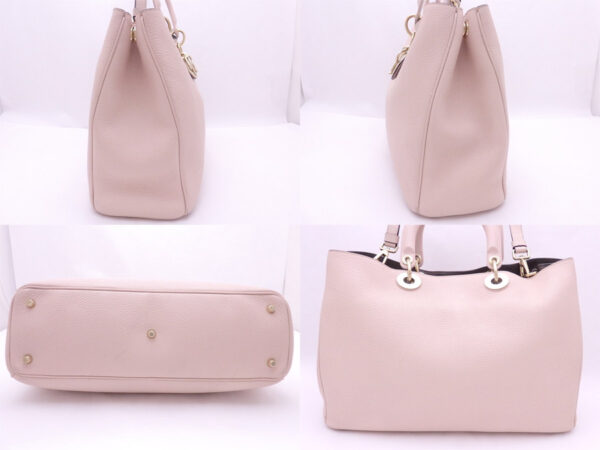 e47541a 1 Christian Dior Diorissimo Shoulder Bag Leather Pink