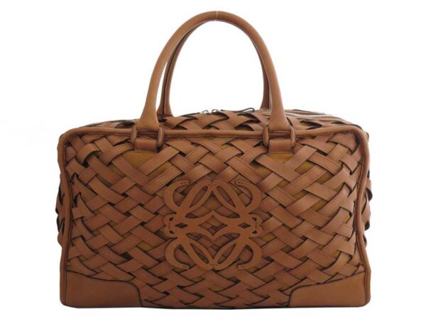 e47805a Loewe Amazona Leather Handbag Brown