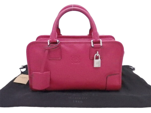 e47844f Loewe Amazona Leather Handbag Magenta