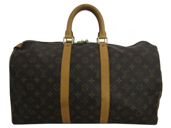 e47897a Louis Vuitton Keepall 45 Monogram Canvas Handbag Brown