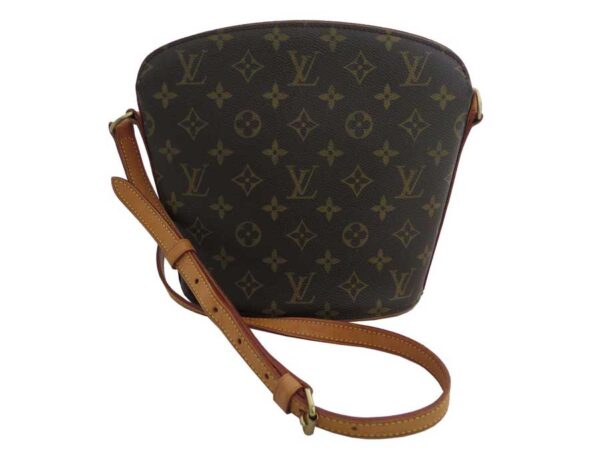 e47900a Louis Vuitton Drouot Monogram Canvas Shoulder Bag Brown